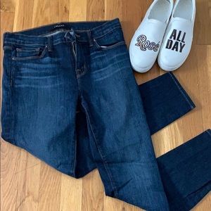 JBrand medium wash Capri jeans